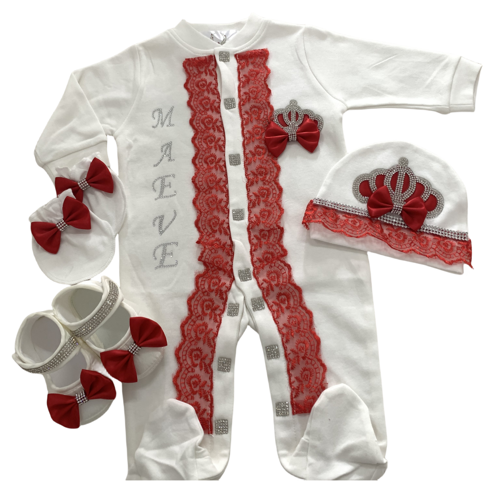 5pcs Baby Girl Outfits Set Wel - Convertible Crib Set 리뷰 및 가격