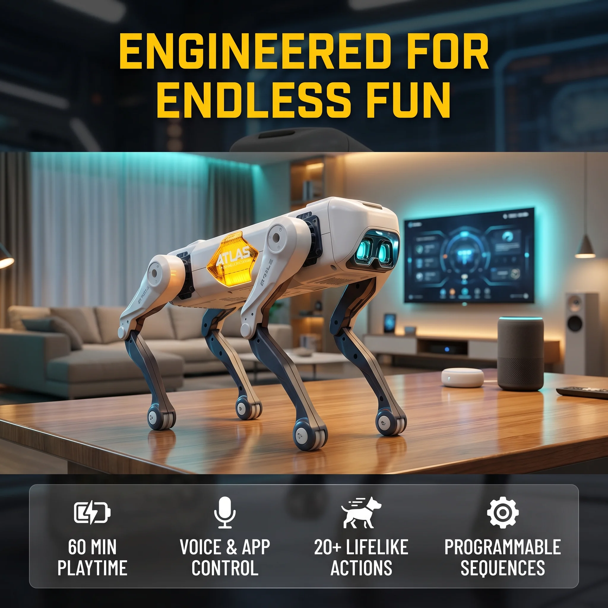 AI Smart Robot Dog, Voice & AP - Baby Nursery Gifts 리뷰 및 가격
