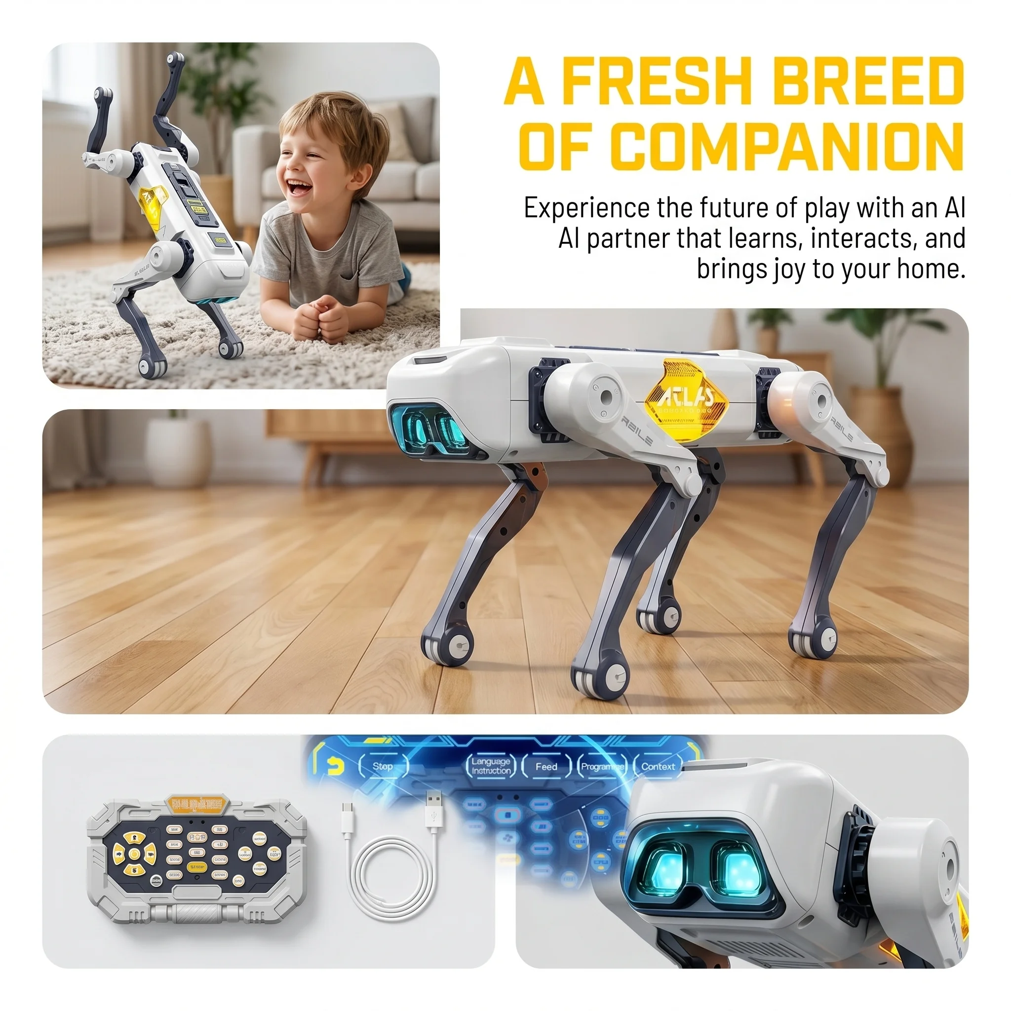 AI Smart Robot Dog, Voice & AP - Baby Nursery Gifts 리뷰 및 가격