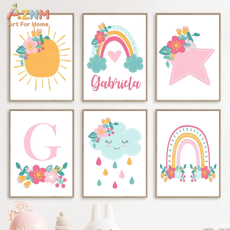 Cute Sun Rainbow Clouds Stars  - Baby Nursery Mirror 리뷰 및 가격