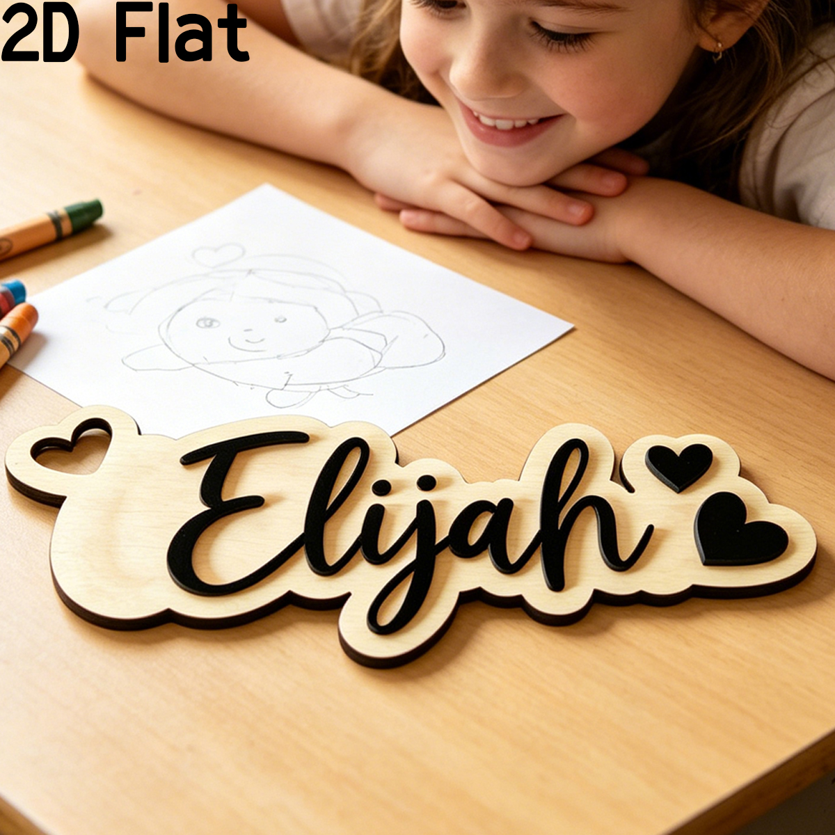1Pc Custom Love Decor Wooden A - Baby Nursery Decorations 리뷰 및 가격