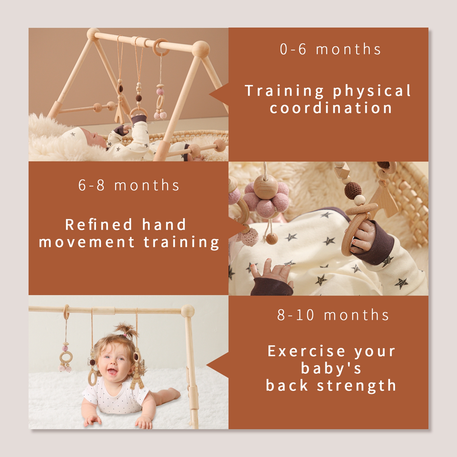 Baby Wooden Toys Play Gym Ordi - Baby Nursery Things 리뷰 및 가격