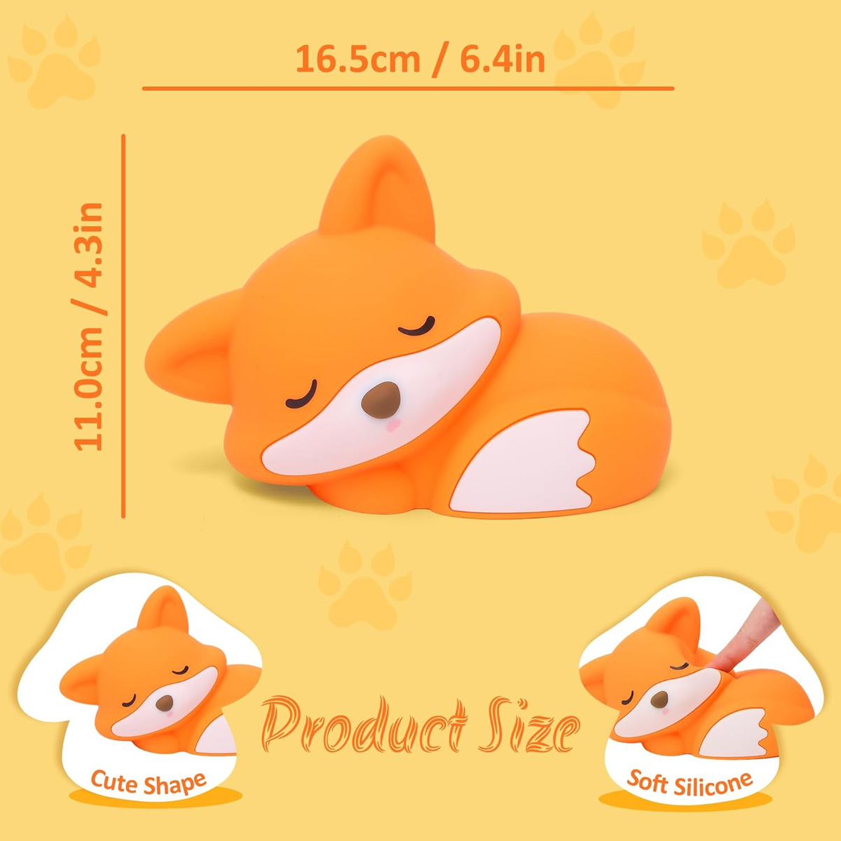Sleeping Fox Night Light Type- - Baby Nursery Light Fixture 리뷰 및 가격