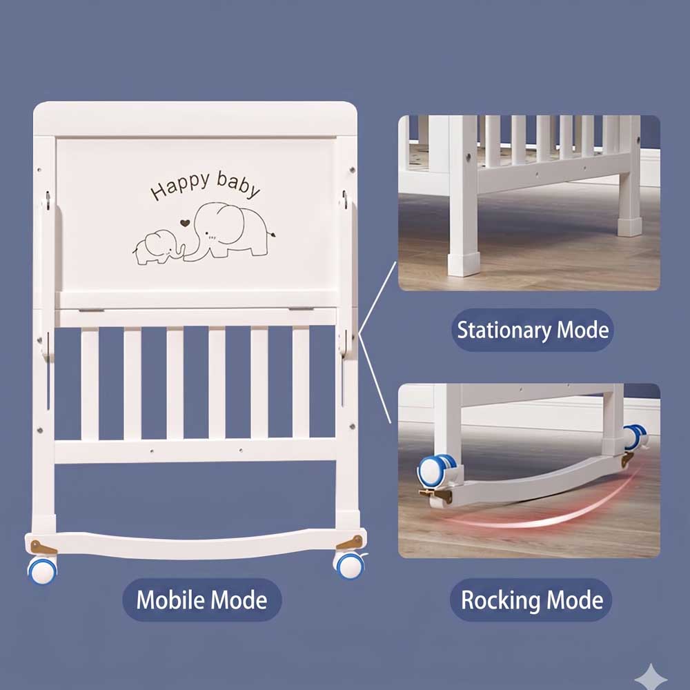 Premium Baby Crib Solid Wood C - Convertible Crib Set 리뷰 및 가격