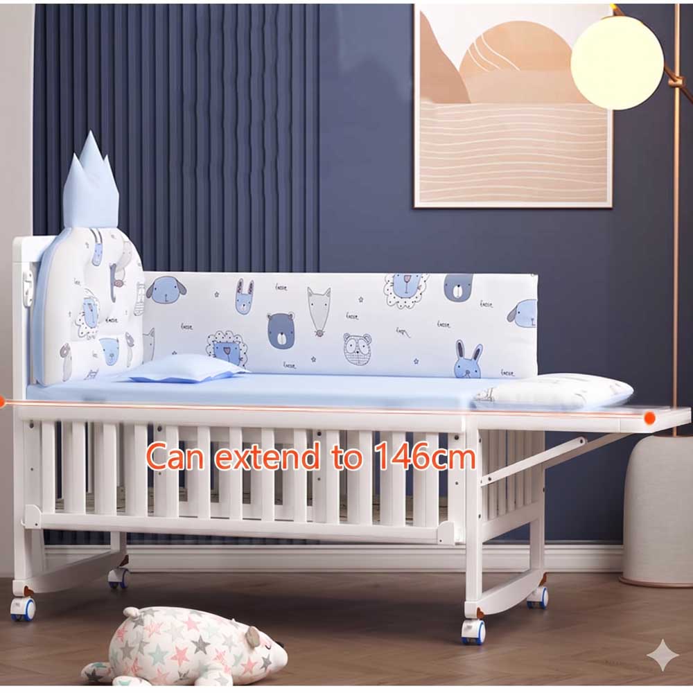 Premium Baby Crib Solid Wood C - Convertible Crib Set 리뷰 및 가격