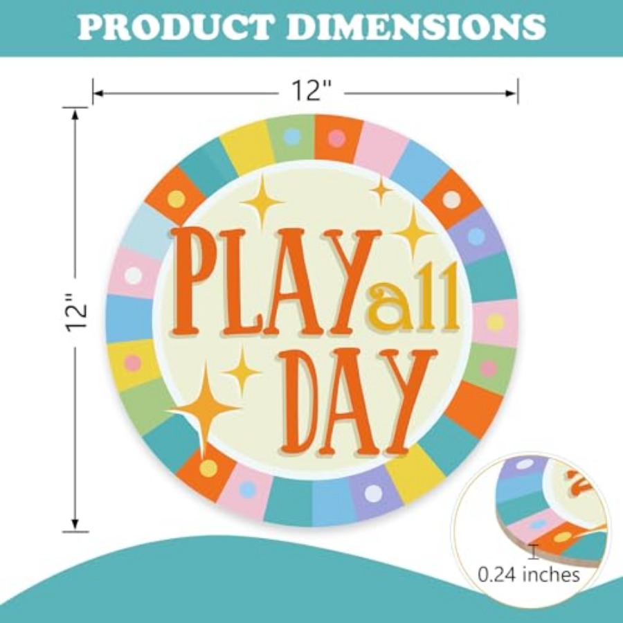 Play All Day Front Door Sign,  - Baby Nursery Decorations 리뷰 및 가격