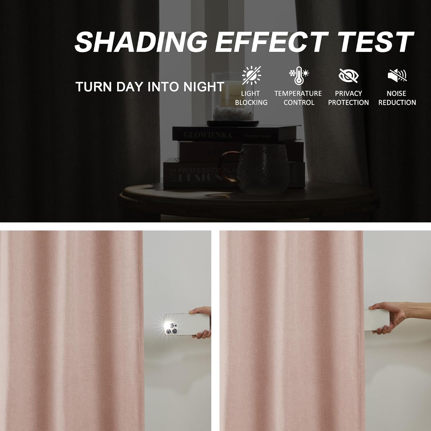 Dusty Pink Blackout Curtains 9 - Blackout Curtain Nursery 리뷰 및 가격