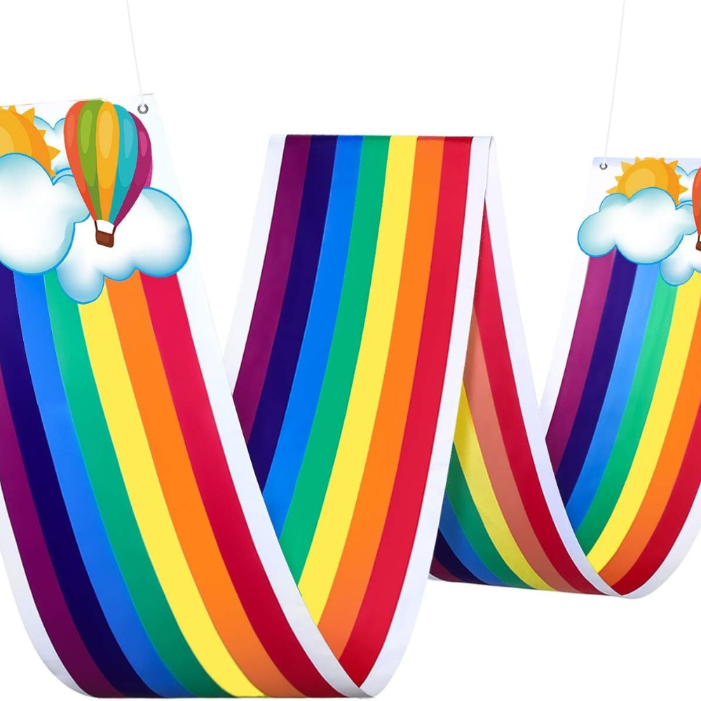11.8ft Rainbow Ceiling Hanging - Baby Nursery Bunting 리뷰 및 가격
