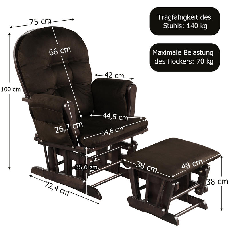 Baby Nursery Relax Rocker Rock - Baby Nursery Ottoman 리뷰 및 가격