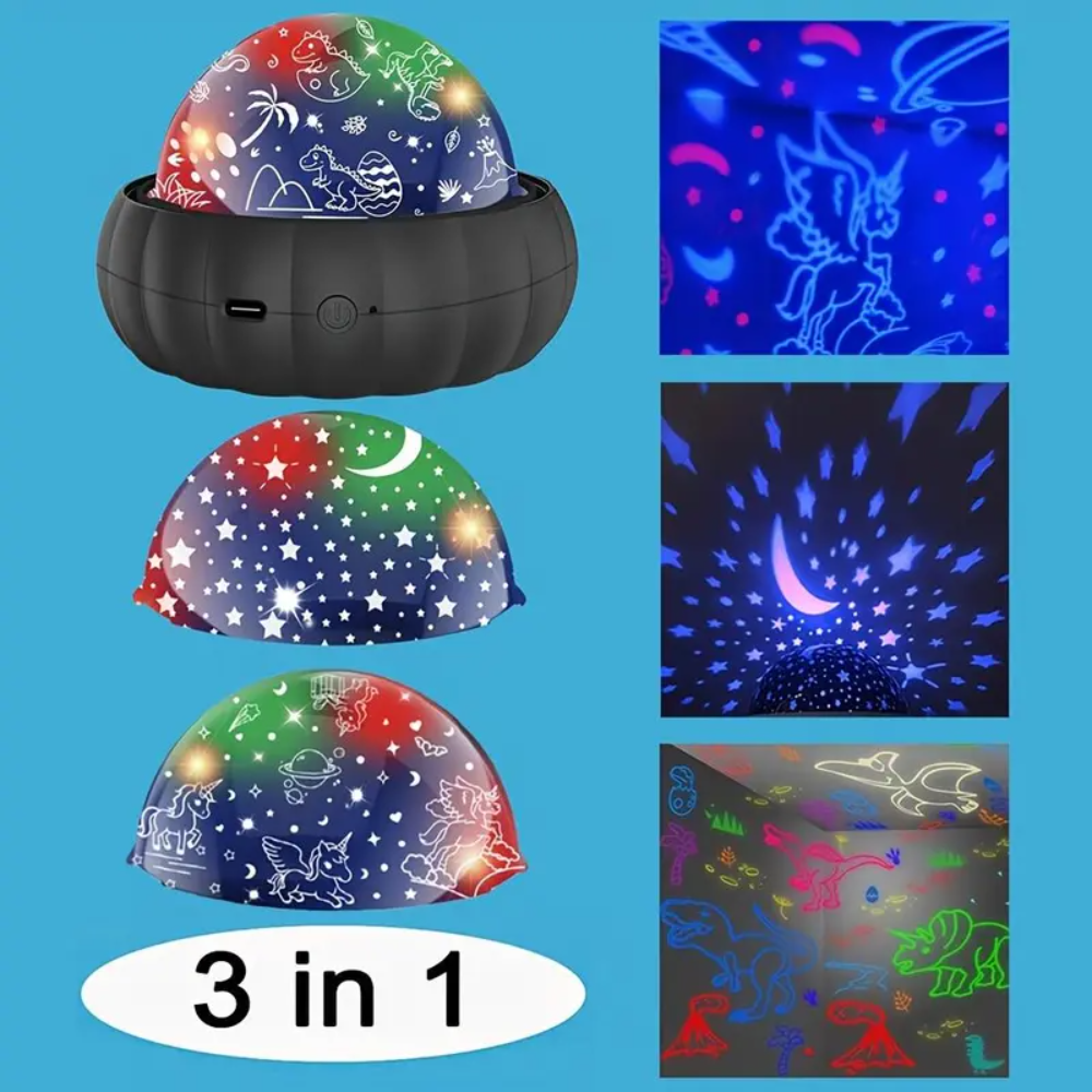 4-Color Options 3-in-1 Star Pr - Night Light Projector Stars 리뷰 및 가격